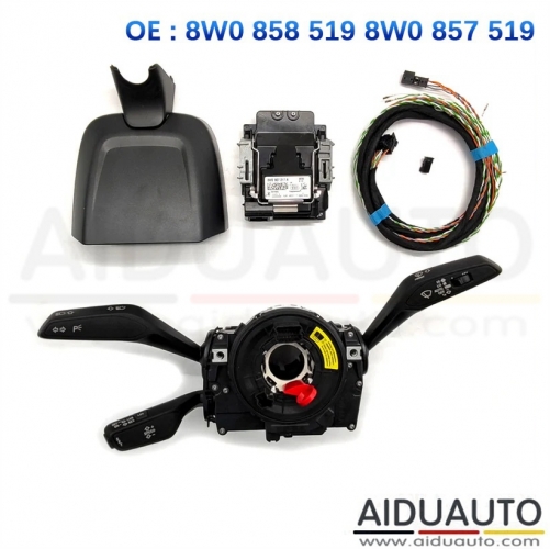 For Audi A4 B9 Lane Keeping Assist Camera Lane Departure Warning System Camera Kit with ACC Stalk Switch 8W0 858 519 8W0 857 519
