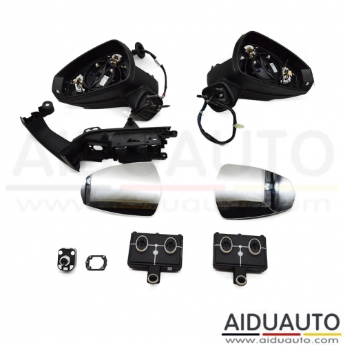 For Audi A3 8V 2017 Auto Folding Electric Folding Rearview Mirror Semi Assembly