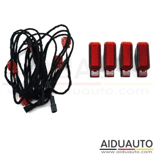 For VW Audi Q5 A4 B8 S4 B8 Q5 A5 Car Door Warning Light Door Lights - Red