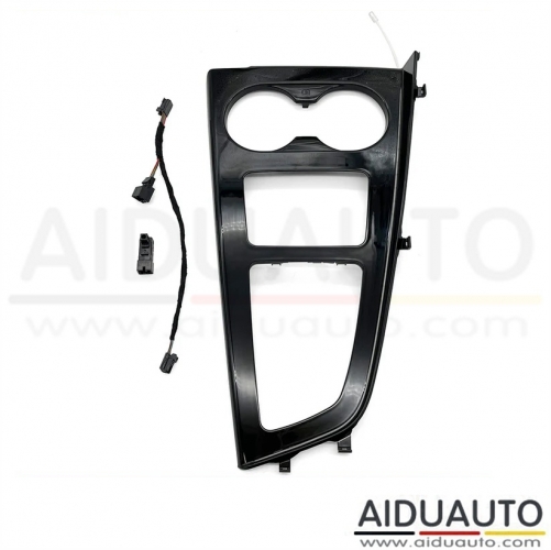 For Audi A4 B9 S4 A5 S5 Front Beverage Cup Water Cup Holder Multi-color Ambient Light Central Control Saddle Light