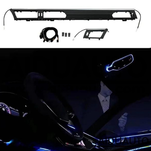 For Audi 2019-2024 A6 C8 A7 Dashboard Multicolor Ambient Lights Atmosphere Light