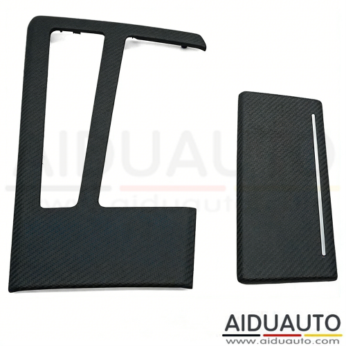 For Audi A6 A7 2019 2020 LHD Car Styling Interior Center Console Gear Shift Frame Decoration Cover Trim Central Control Panel