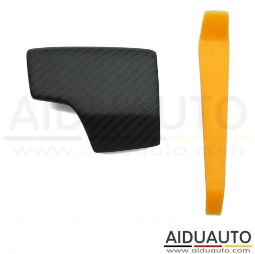 For Audi Q8 Aircraft gearshift knob with matte carbon fiber shift cover