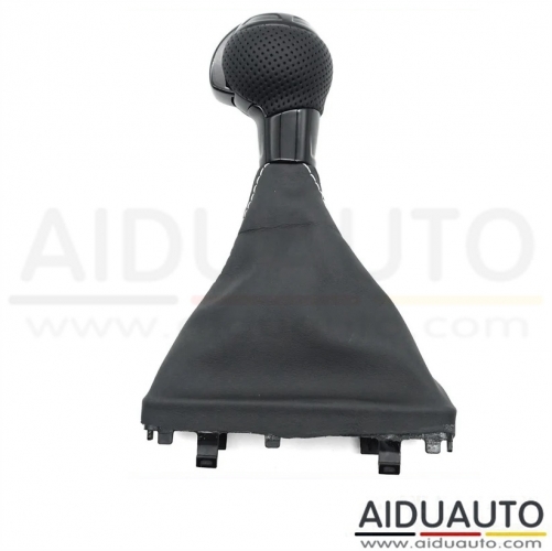 For Audi A3 8V Gear Shift Knob Handball with PU Leather Gaiter Boot Cover
