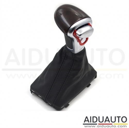 For Audi Audi A6 C6 A3 8P A4 B8 A5 Q5 Gear Shift Knob Handball with PU Leather Cover