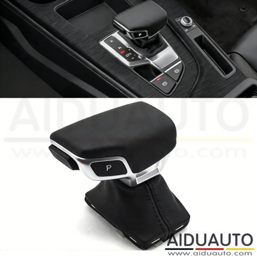For Audi A4 B9 Gear Shift Handball Shifting Knob with PU Leather Cover
