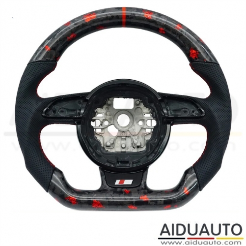 For Audi A6 C7 Carbon Fiber Steering Wheel