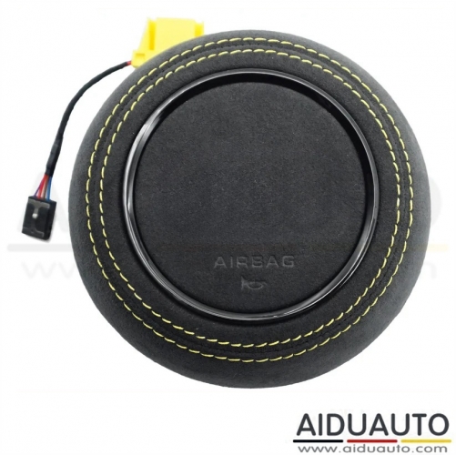For Audi A4 B9 yellow line Steering wheel airbag cover multifunction steering wheel