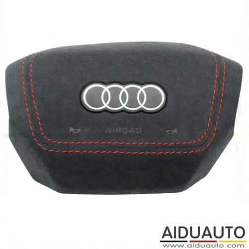 Woolen Fabric Steering wheel airbag cover multifunction steering wheel For Audi Q4