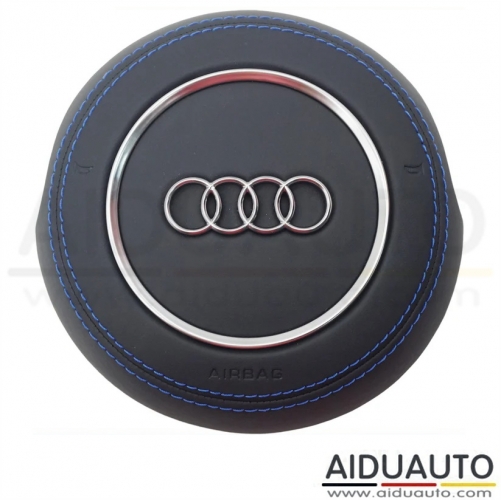 For Audi A6 C7 Steering wheel airbag cover blue line