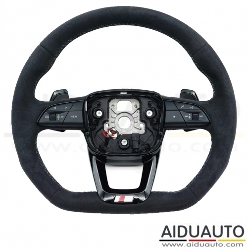 For Audi Q5 FY Q7 4M Q8 Alcantara material steering wheel With heating function