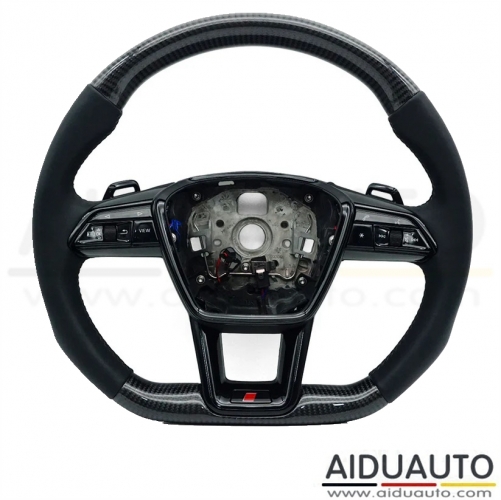 For Audi A6 C8 carbon fiber performance With heating function steering wheel