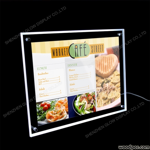 A3 LED Acrylic Display Photo Frame advertising Light Box