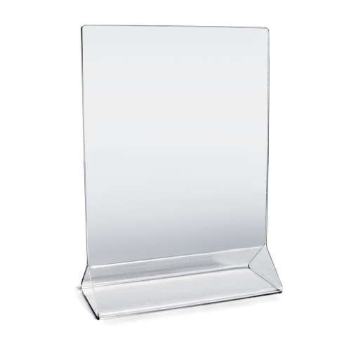 GlowDisplay Clear Durable Scratch Resistant Plastic Menu Frame Tabletop Display 5