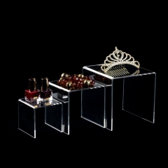 GlowDisplay Top Quality Clear Acrylic Display Riser for Jewelry Showcase Display