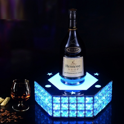 GlowDisplay Hennessy V.S.O.P Cognac Bottle Glorifier LED Presenter Display VIP LED Service Tray