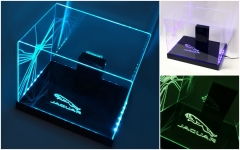 Acrylic LED Display Cases for-Panasonic-Jaguar Racing Formula E Team