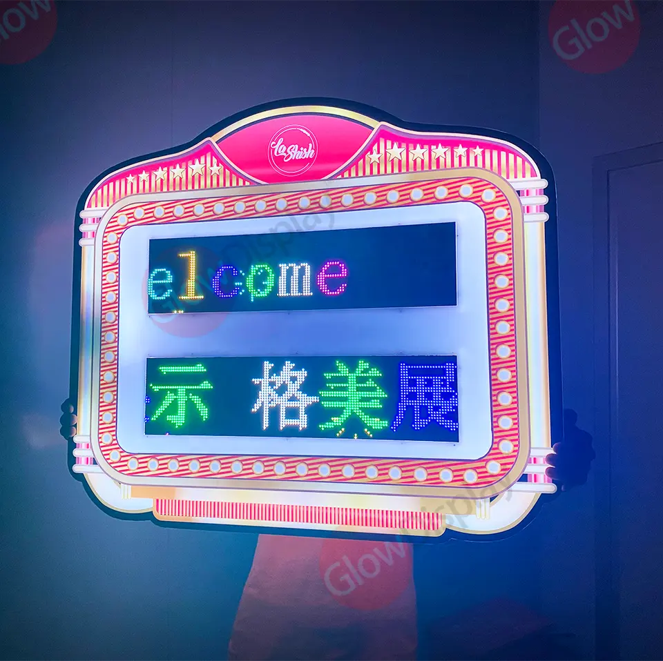Nightclub LED digital screen DIY message board signage