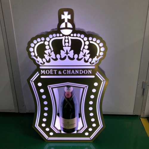 LED Moet Chandon Champagne Bottle Glorifier Presenter for Nightclub Lounge Bar
