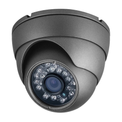 CCTV Camera 2MP 1920x1080P 4-in-1 (TVI/AHD/CVI/960H ) Outdoor Security Dome Camera, Day & Night Monitoring IP66, 3.6mm Lens (Dark Gray)