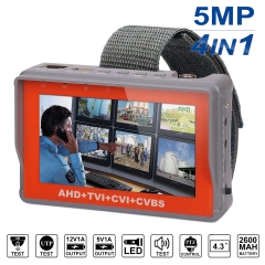 4.3 Inch Wrist CCTV Tester 4 in 1 1080P Portable Camera Tester