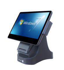 POS machine with 15.6 inch with 80 mm printer