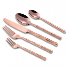 Wholesale stainless steel cutlery steak knife and fork spoon for wedding and restaurant