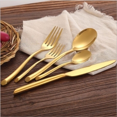 amazon top seller rose gold cutlery flatware set wedding