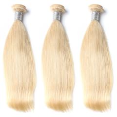 10A Wholesale Russian Platinum Blonde #613 Straight Hair Bundles
