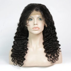 360 Frontal Lace Wig Deep Wave Virgin Hair