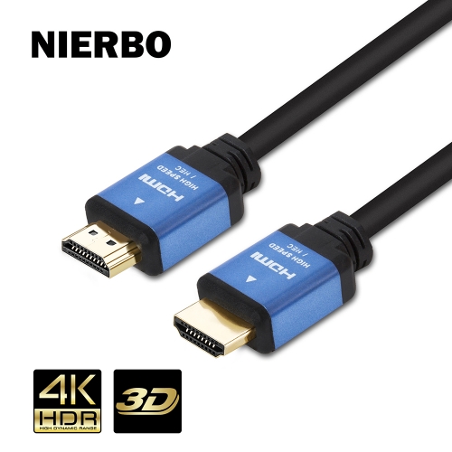 2m HDMI 2.0 cable, NIERBO HDMI 2.0 4K HDR 60Hz HDMI 2.0 CERTIFIED 18Gbps Speed Male to Male Copper Core Wire