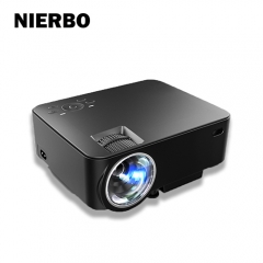 NIERBO AE10 LCD Cheap projector full hd Mini Portable LED Video Projector for laptop support 1920*1080p Multimedia for home Cinema Movie