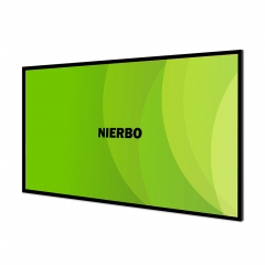 Nierbo Sable Frame Projector Screen 16:9, 3D 4K Ultra HD Fixed Frame Home Theater Projection Screen with Kit，PVC