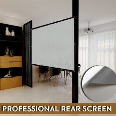 NIERBO Basic Series Wrinkle Free Projector Screen 100-120 Inches Projection  Movies Screen Polyester Material Gain 1.3 for Indoor and Outdoor Use,Basic  Projection Screen