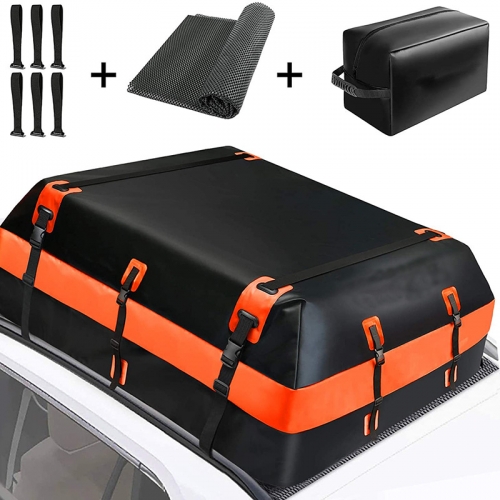 21 Cubic Car Roof Top Rack Carrier Cargo Bag Luggage Storage