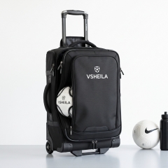 VSHEILA Wheeled Soccer Equipment Bag – Rolling Duffel with Separate Ball Pocket for Training & Match Day