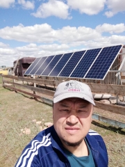 Off grid solar system in Kazakhstan