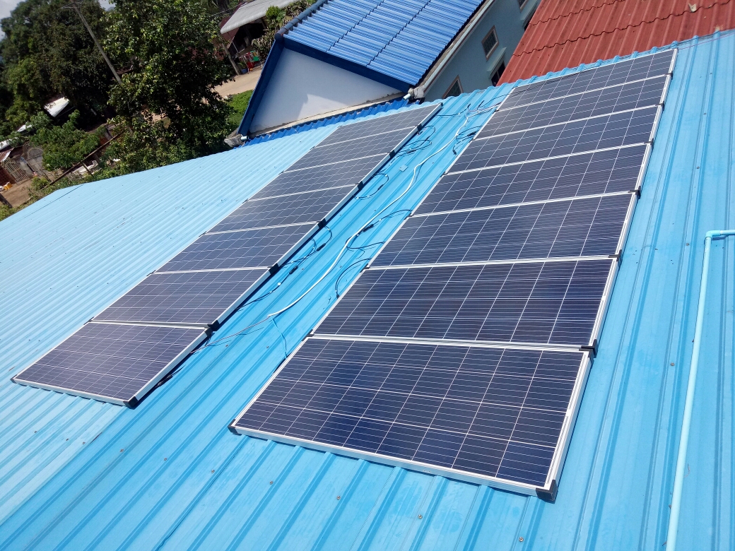 柬埔寨家用太阳发电系统