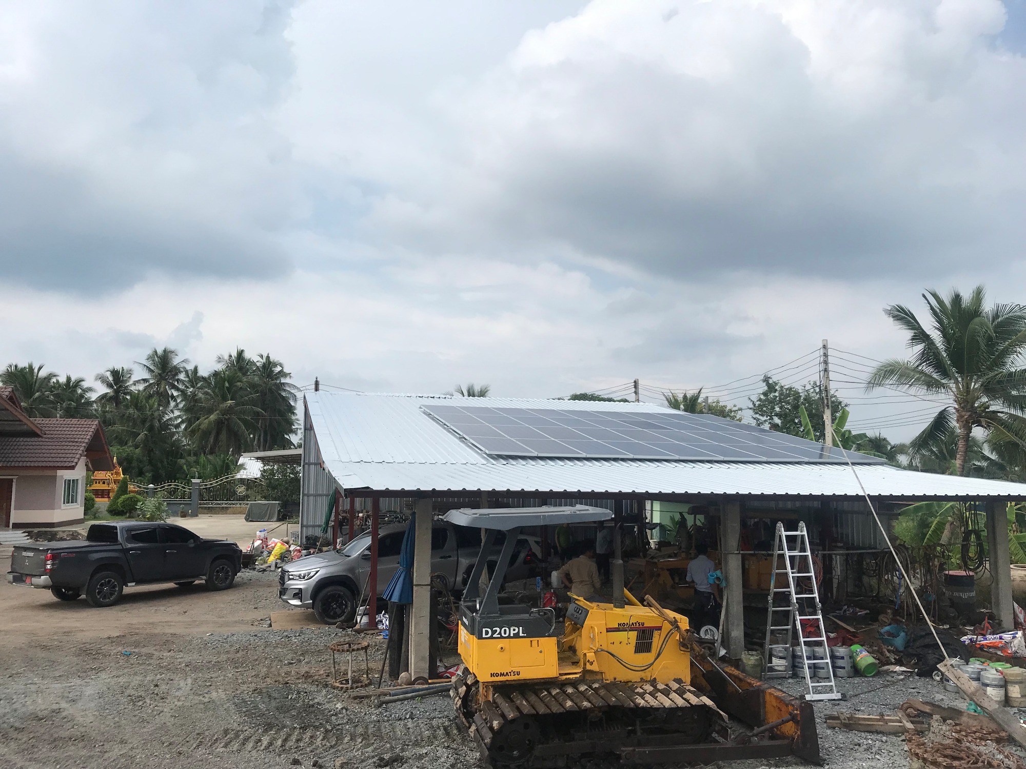 Thailand Hybrid 10KW project for farmland