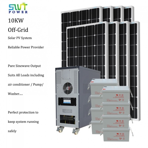 10KW Off-Grid System solar Hybrid DIY solar kits olar power generator system solar energy