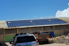 50KW em projetos de sistema fotovoltaico de grade em Mombasa, Quênia