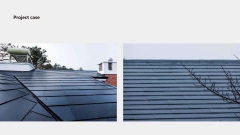 Intenergy Customersized Solar Roof Tiles Type Solar Panels For BIPV Building Integrated Photovoltaic Solar System