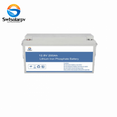 LiFePO4 battery 12.8V 200Ah for solar system Gel battery replacement