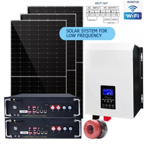 3-6kw Split out solar system off grid low frequency for home use 120/240vdc