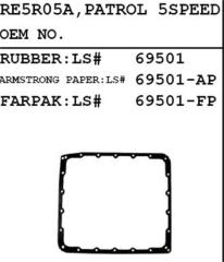 RE5R05A OIL PAN GASKET PARTOL LS 69501 05A-0001-AM