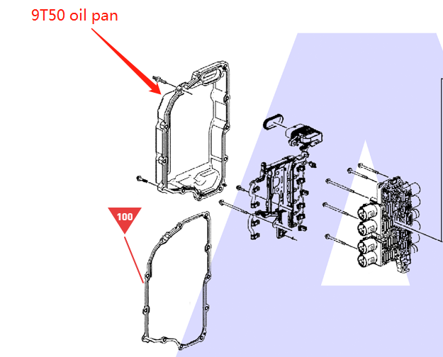 9T50-0006-AM GM 9T50 Automatic Transmission oil pan with gasket from aftermarket good quality Fit For GM BUICK /Cadillac Chevrolet