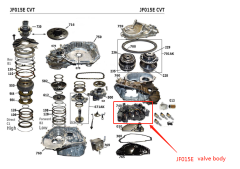 JF015E-0048-RE RE0F11A JF015E CVT VALVE BODY REBUILD WITH 2 SENSORS For /Nissan Sunny 1.5L Tiida Sylphy 1.6L Sale