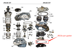 JF015E OIL PAN GASKET 15 holes JF015E-0017-AM RE0F11A OIL PAN GASKET