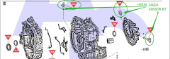 AATP OFFER: NISS AN CVT7 JF015E SPEED SENSOR KIT OEM