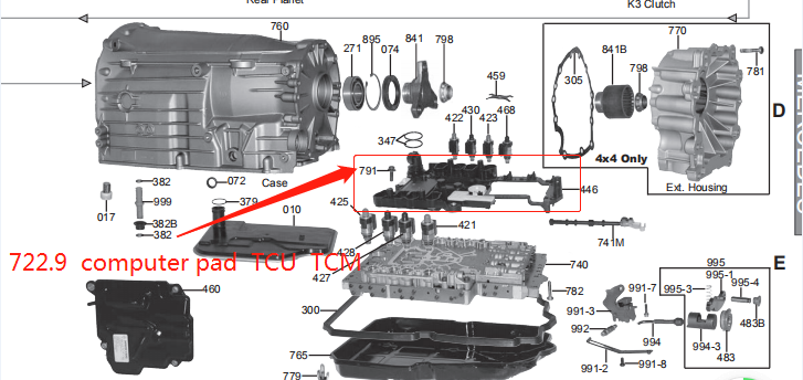 722.9-0016-OEM 722.9 Automatic transmission conductor plate TCU/TCM For ...